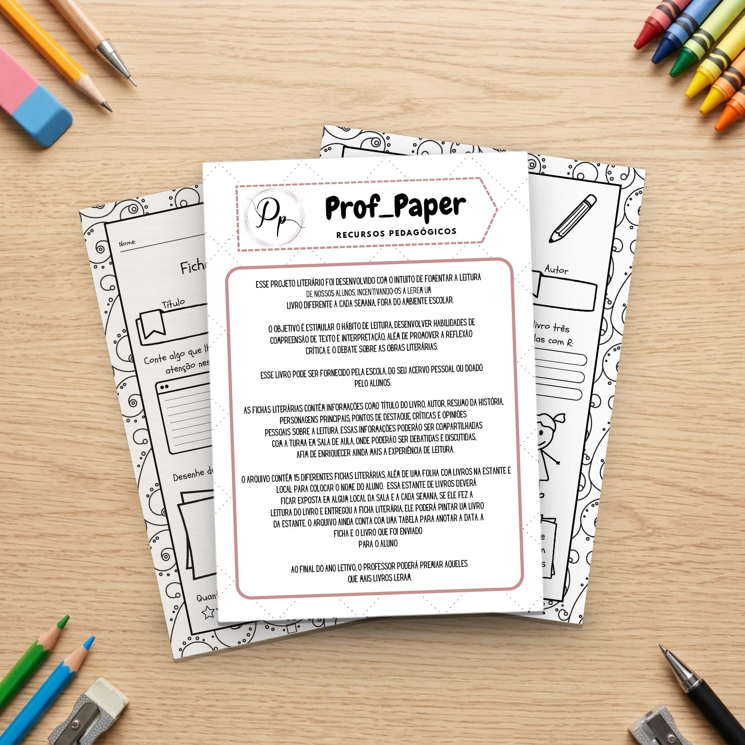 Projeto Literário: Recurso Pedagógico Completo para Professores